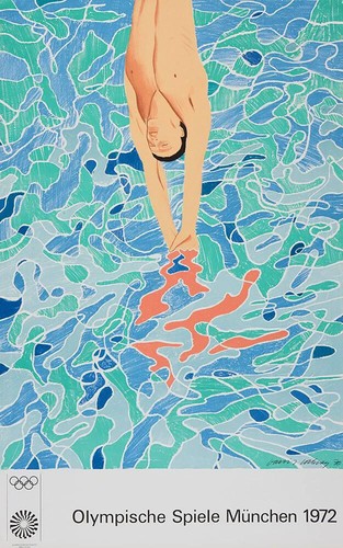 David hockney the diver - hockney,