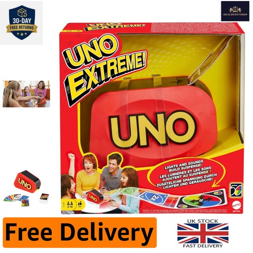 Uno extreme card game - extreme, with