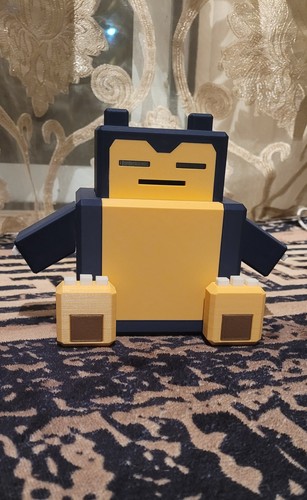 Snorlax piggy bank 3d - snorlax, –