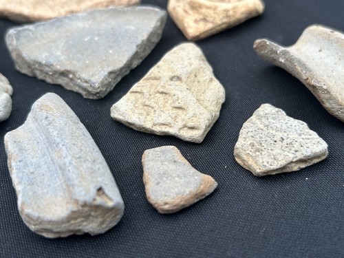 Roman pottery fragments - roman,