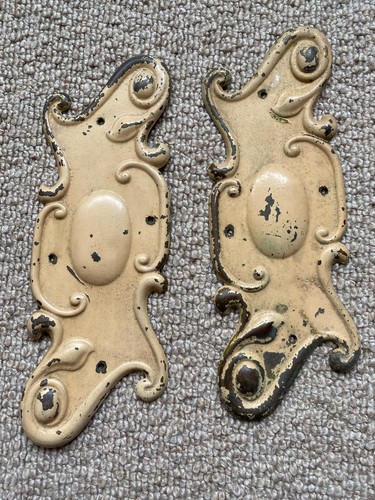 Brass finger plate push - 2, door