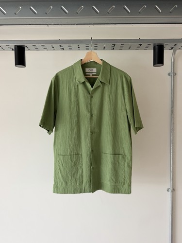 Green seersucker relaxed - seersucker, fit