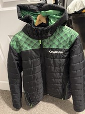 Kawasaki Puffer Jacket XL Black &Racing Green