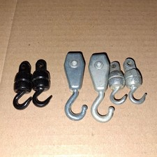 6 X BLACK/ ZINC MECCANO LARGE