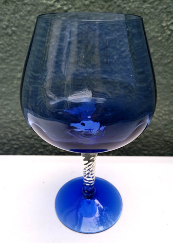 Vintage cobalt blue balloon - cobalt,