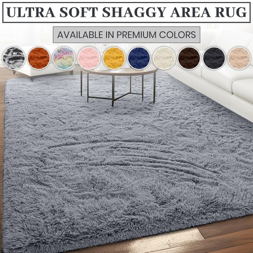 Anti slip large shaggy - slip, rug