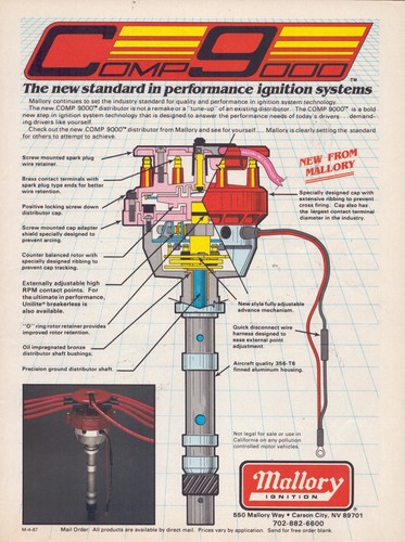 Vintage 1987 mallory ignition - vintage,