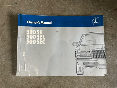 1985 mercedes owners manual - 1985,