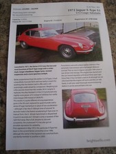 1972 JAGUAR E-TYPE S3 V12
