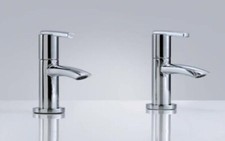 JACUZZI ORNATA BATH TAPS POLISHED CHROME LEVER STYLE QUALITY