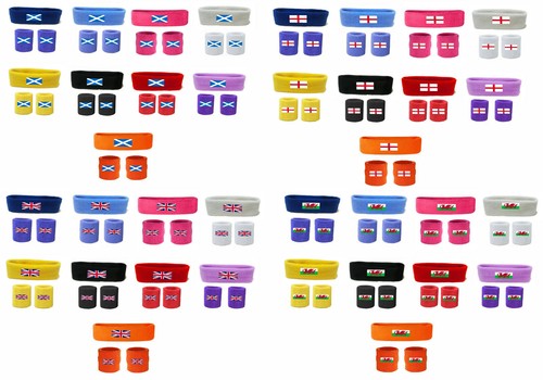 Personalised flag sweatband - flag,