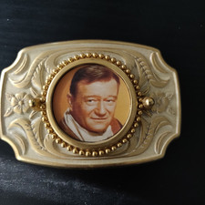 John Wayne vintage belt buckle