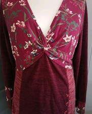 Joe Browns Burgandy Floral