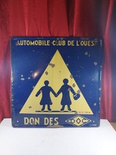 Antique French Original Enamel Sign "Automobile Club"