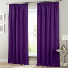 Faux Silk Pencil Pleat Fully