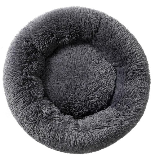 Plush donut dog - bed, cat