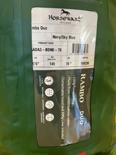 Horseware Rambo Duo Horse Rug 6’6 BNWT Navy Blue
