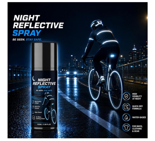 Night reflective spray 100ml - reflective,