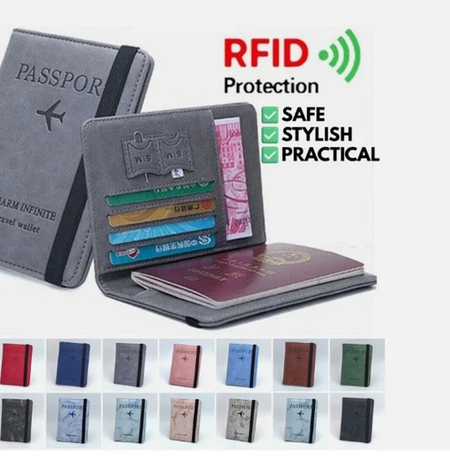 Rfid passport holder travel - rfid,