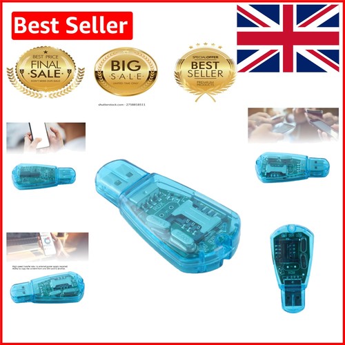 Clear blue usb - sim, reader