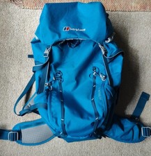 Berghaus Freeflow 35 Backpack Rucksack Blue Hiking Overnight / Daysack 35 Liter