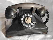 vintage old antique northern electric  bakelite dial telephone phone
