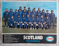 Esso Scotland World Cup Munich '74 football poster