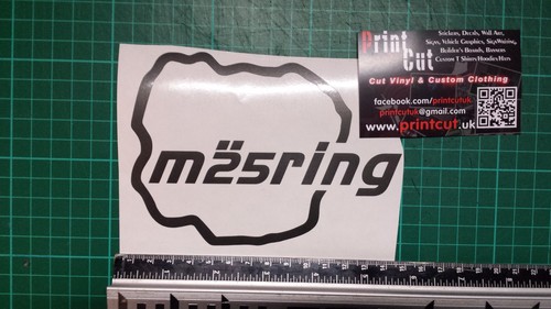 M25 ring decal sticker car - sticker, van