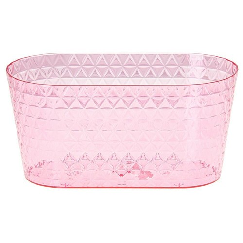 Flower pot oval plastic plant - plastic,