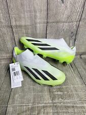 Adidas X Crazyfast .1 Laceless SG Football Boots White/Black/Lemon UK 8 BNWT