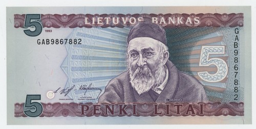 Lithuania litai 1993 - lithuania,