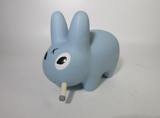 Frank Kozik x Kidrobot Smorkin' Labbit 10" Blue Glow Display Toy