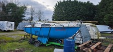 18ft sailing boat - , trailer