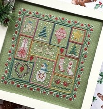 Mini Project Christmas Patchwork Cross Stitch Kit Historical Sampler Co