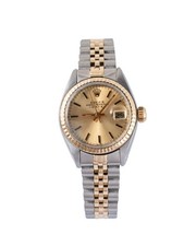 Rolex Datejust 6917 Gold Dial Steel & Yellow Gold Ladies Watch 1978 