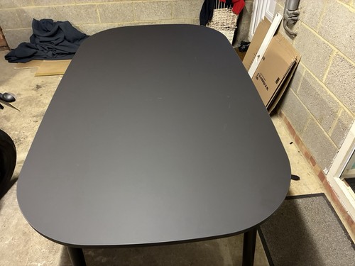 Dining table and chairs - table,