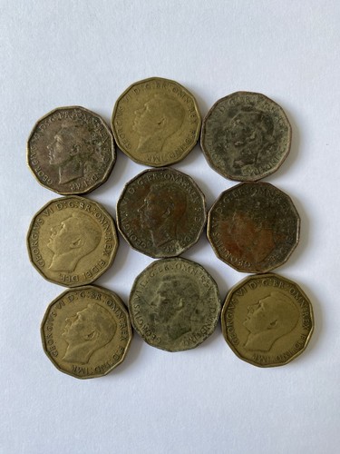 George three pence 1937 - three,