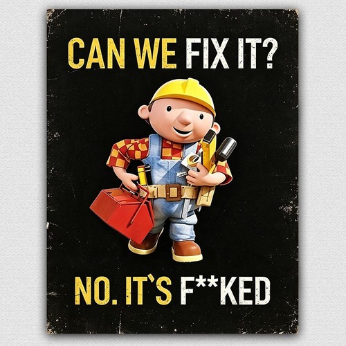 Metal sign bob - metal, the