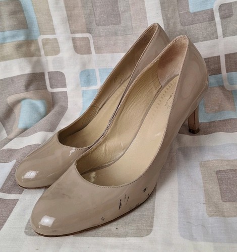 Hobbs beige patent leather - hobbs,