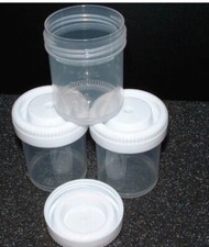 3 x 60ml Plastic  Beakers.