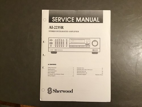 Sherwood 2235r amplifier - sherwood,