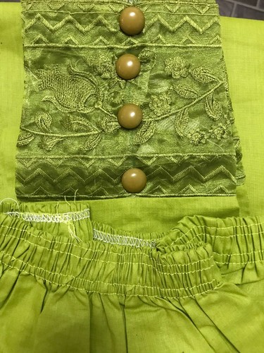 Parrot green shade cotton - parrot,