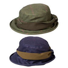 Ladies Tweed Hat Women's Country Hats Twisted Band Headwear Rydale 2 Colours