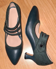 Women’s Green Leather &