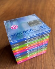 10 Pack of TDK MD (Mini Disc)