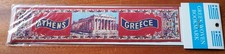 ?? Athens ACROPOLIS Greece Woven Bookmark UNOPENED! B108