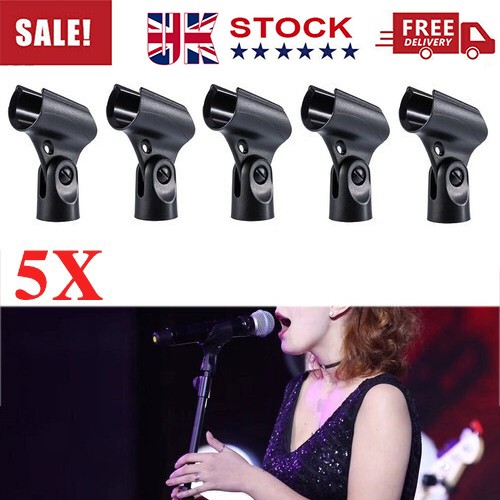 Microphone mic clip holder - clip,