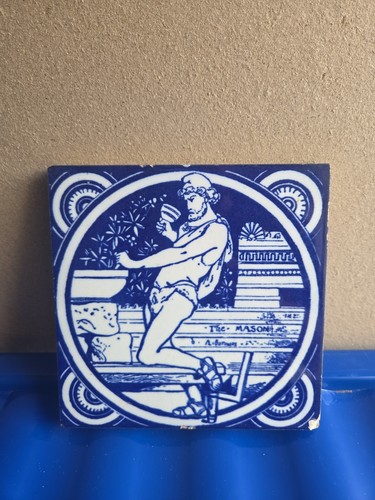 Minton blue and white art - white,