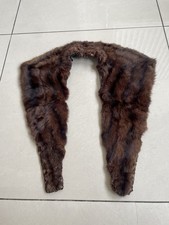 Vintage Brown Real Mink Fur