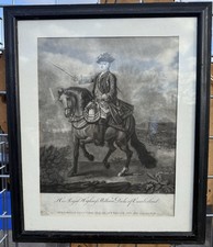 Mid 18th Century Mezzotint Duke Of Cumberland Published 1749-58 By Jefferys Rare